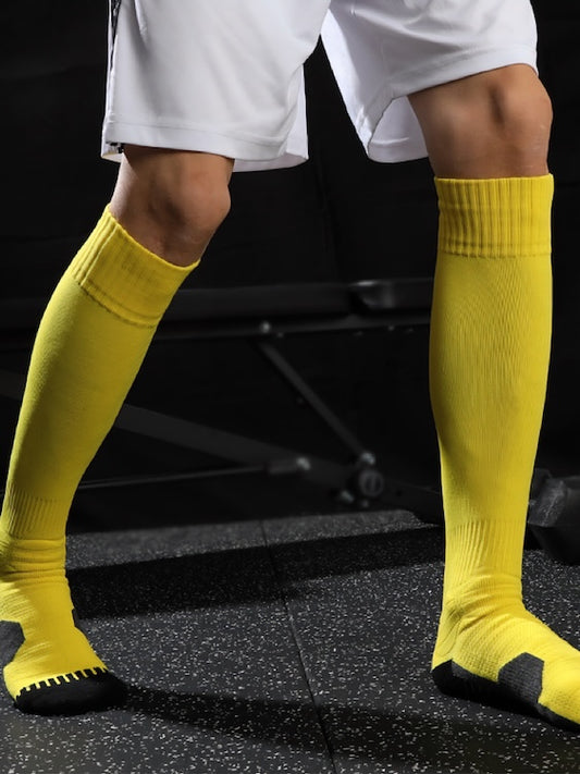 Men's Sporty Thigh-High Socks with Protection