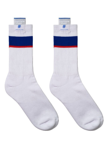 Red Blue Stripe Crew Socks For Sexy Gay Men Sample