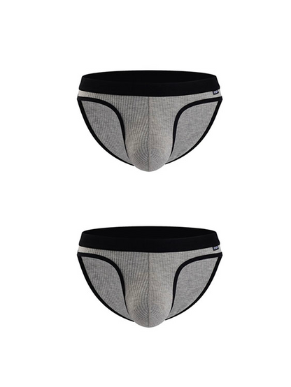 2-Pack Men's Underwear with Big Pouch Design for Spring and Summer