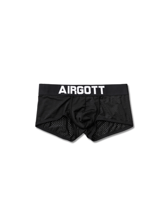 Sexy and Trendy Men's Boxer Briefs with Breathable Mesh Design and Big Pouch