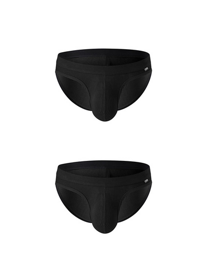 2-Pack Men's Underwear with Big Pouch Design for Spring and Summer