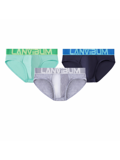 3 PCS Sweet and Tempting Candy-Colored Sexy Underwear