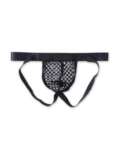 Sexy Mesh Breathable Double Pouch Thong