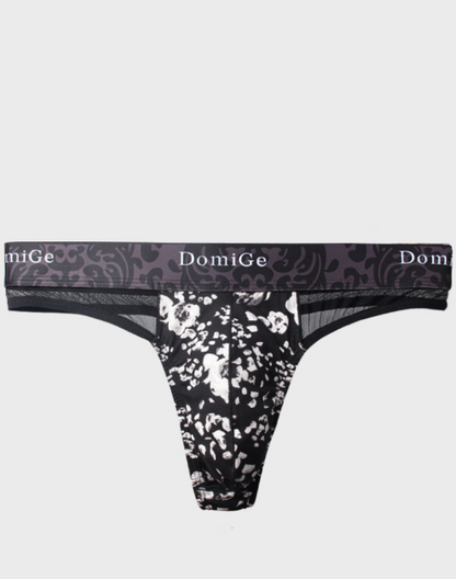 2 PCS Sheer and Sexy: Floral Patterned Thong