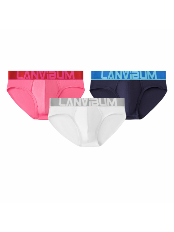 3 PCS Sweet and Tempting Candy-Colored Sexy Underwear