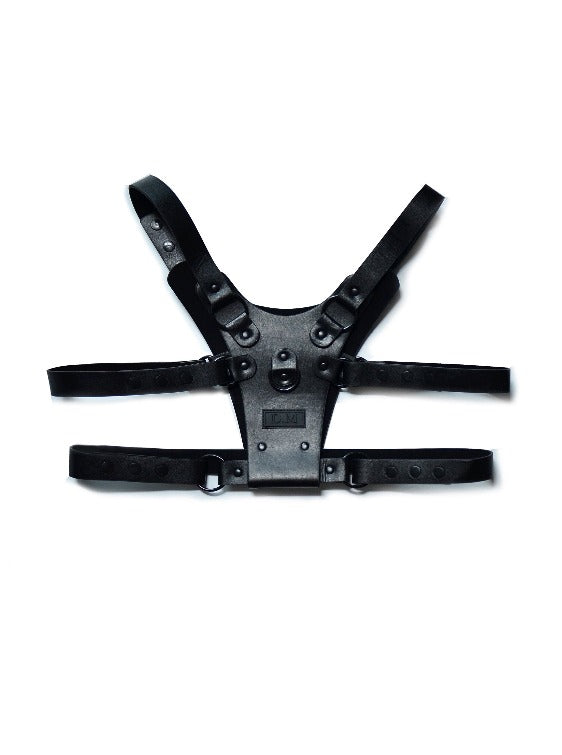 Adjustable Bondage Belt with Sexy Metal Accents for Men