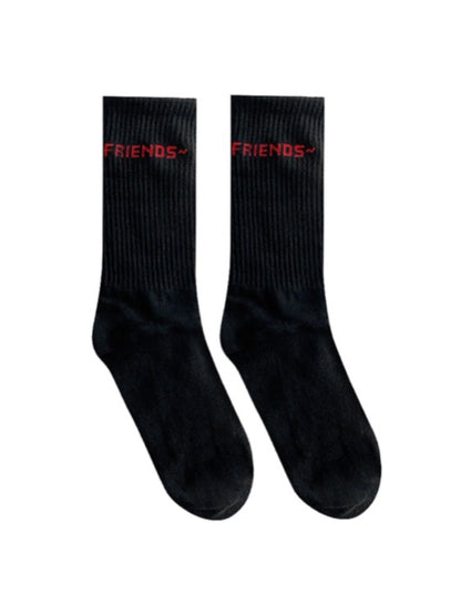 Lover's Sport Retro Socks Black