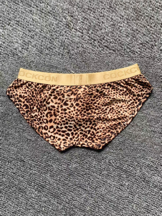 Sexy Low-rise Leopard Print Triangle Briefs