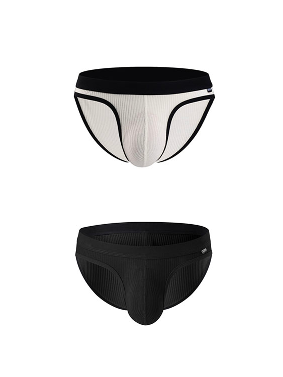 2-Pack Men's Underwear with Big Pouch Design for Spring and Summer